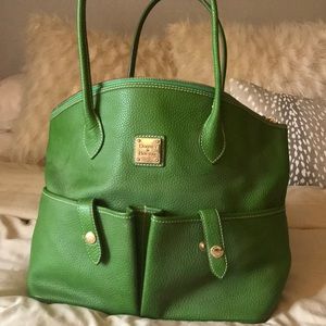 Dooney pebble leather tote
